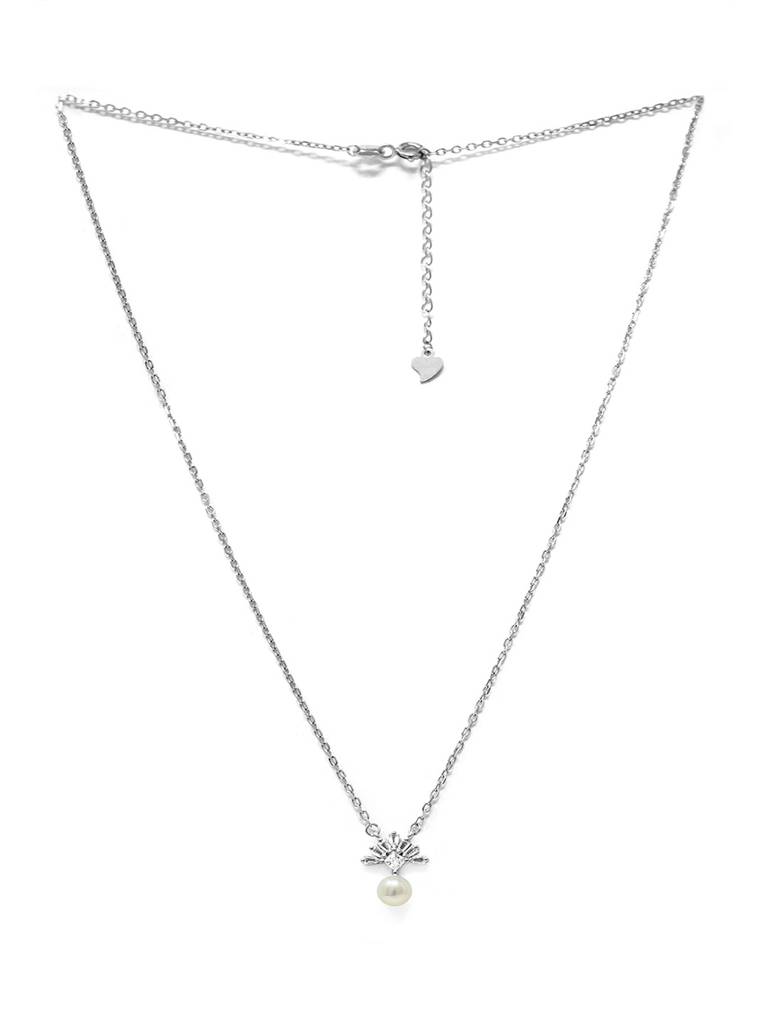 Mannash Pearly Fireworks Sterling Silver Chain Necklace : MCSN726D1716