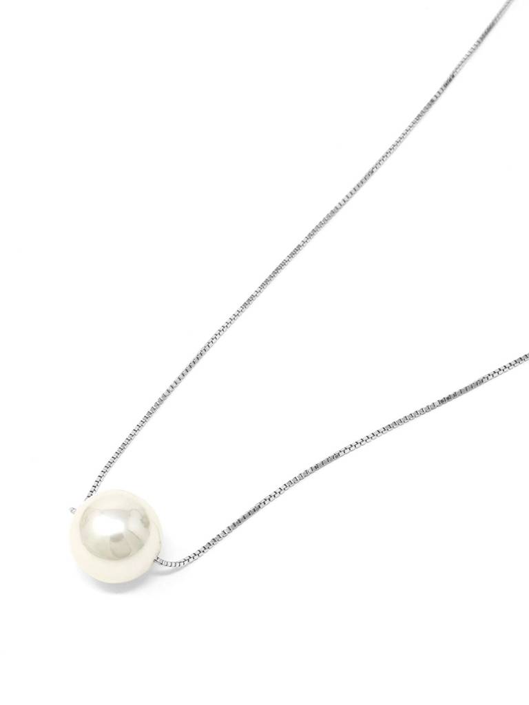 Classic Pearl Statement Sterling Silver Necklace : MCSNCP210D429