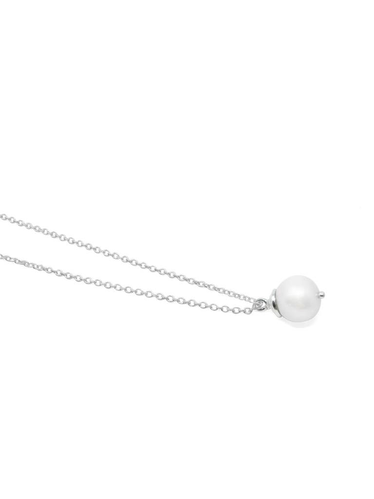 Mannash Pearl Blush Classic Sterling Silver Pendant Necklace : MCSNCP86D146