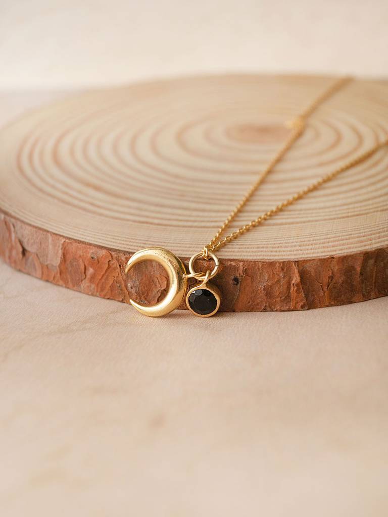 Holistic Horse Shoe Gold Plated Sterling Silver Charm Pendant With Chain : MCYCPC675D1635