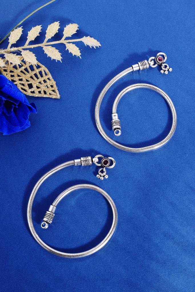 Silver Snake Anklets : MDECMIX59