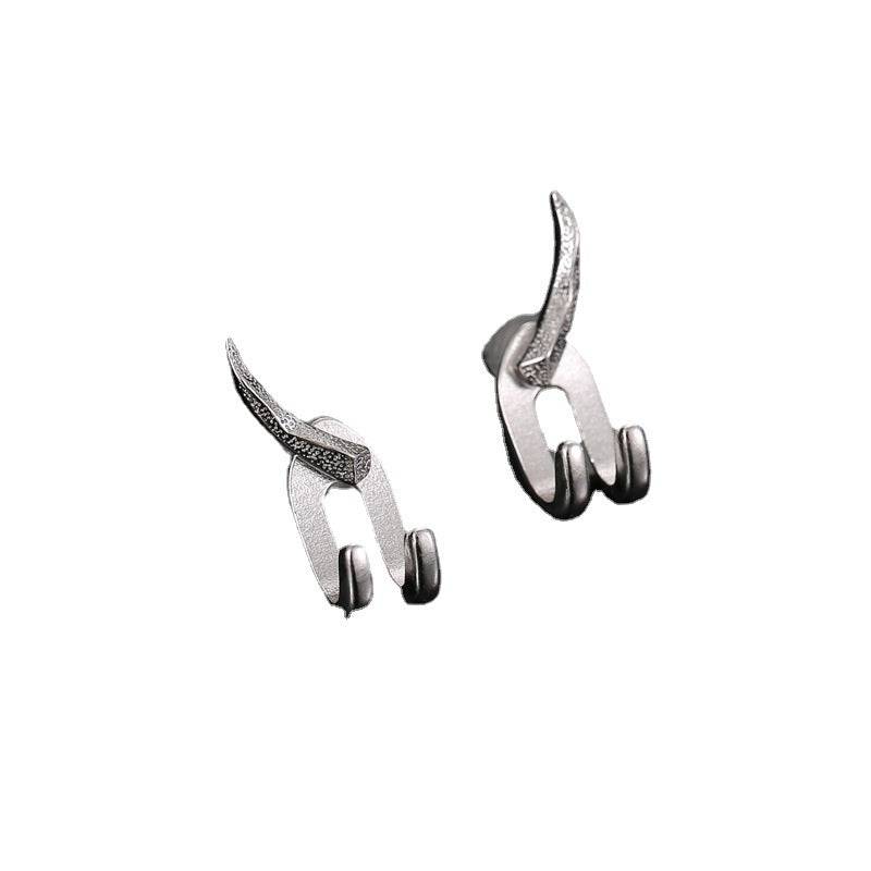 Lannister Silver Studs Earrings For Men & Boys : ME2C0224