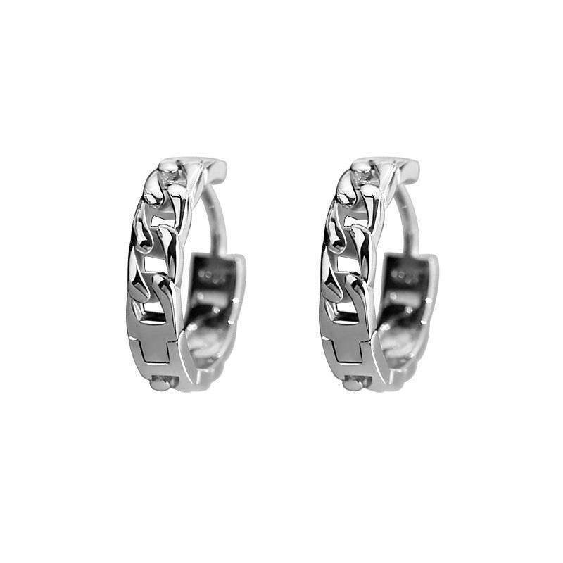 Sion Silver Earrings For Men & Boys : ME2C0275