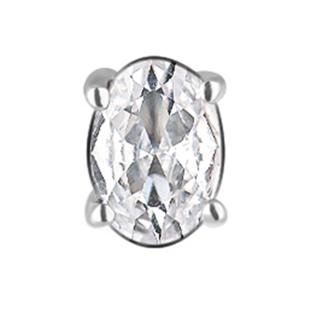 925 Silver Pristine Stud For Men : MER019