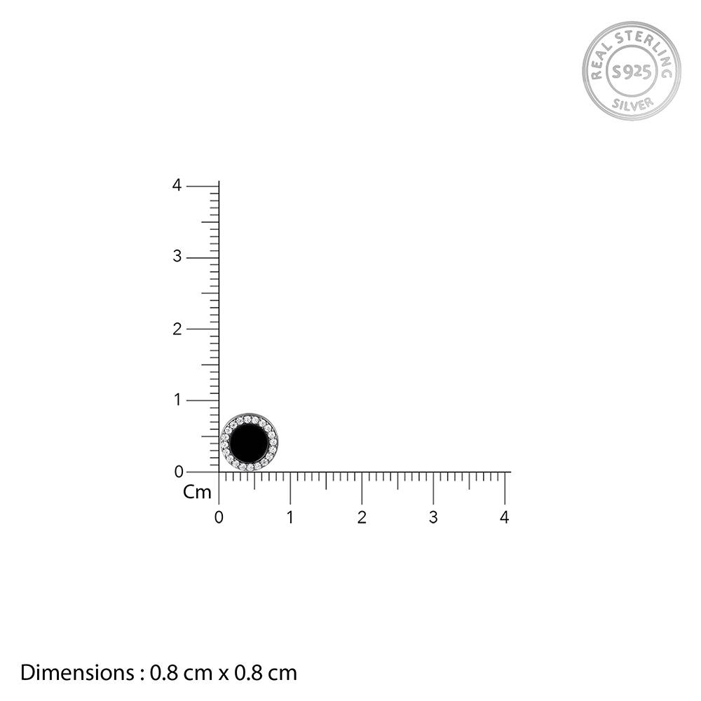 Giva 925 Black Rhodium Blake Stud For Him : MER032MER032