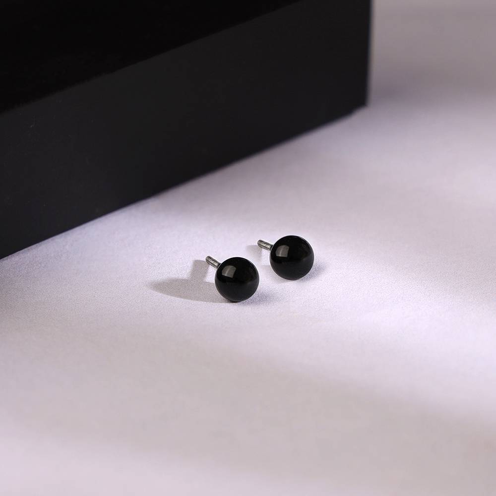 Giva 925 Black Rhodium Rizz Stud For Him : MER035MER035