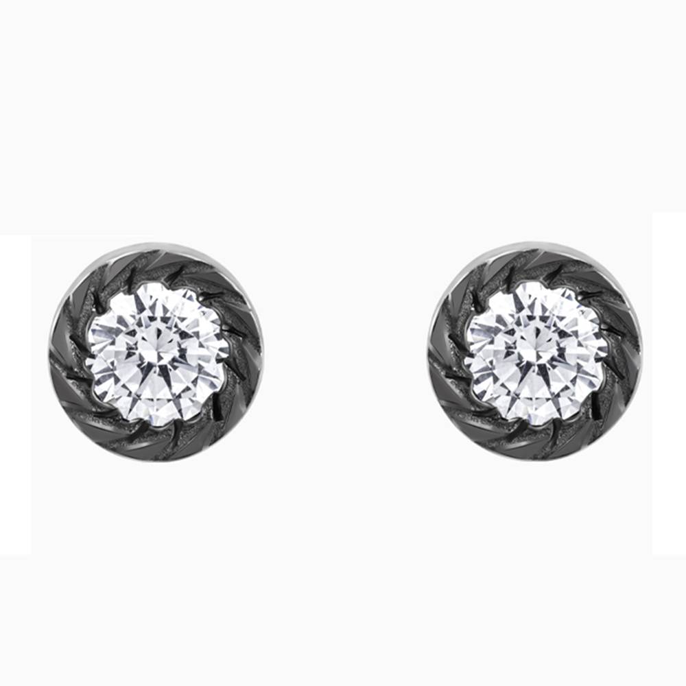 Giva 925 Black Rhodium Loki Stud For Him : MER037MER037