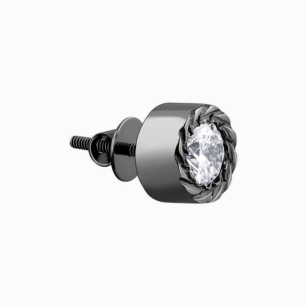 Giva 925 Black Rhodium Loki Stud For Him : MER037MER037