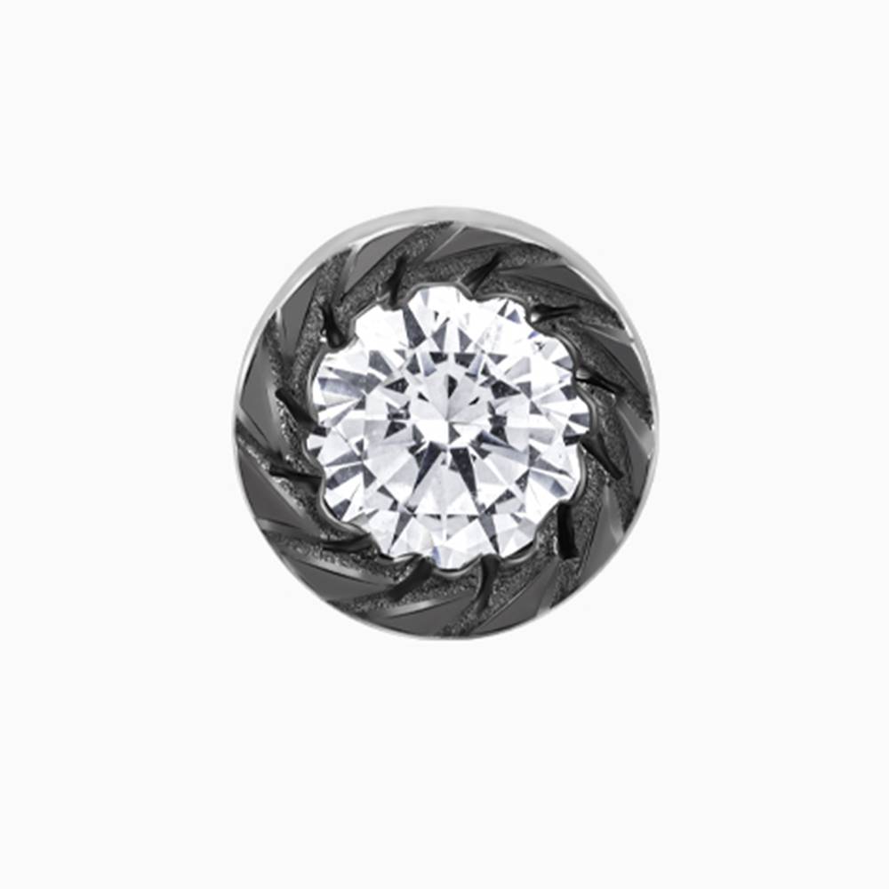Giva 925 Black Rhodium Loki Stud For Him : MER037