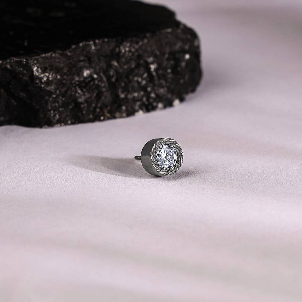 Giva 925 Black Rhodium Loki Stud For Him : MER037