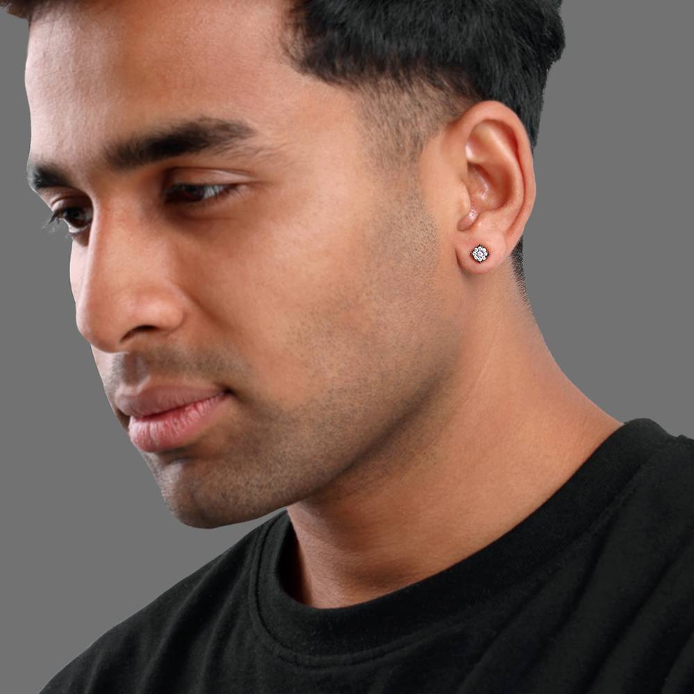 Giva 925 Black Rhodium Asani Stud For Him : MER038MER038