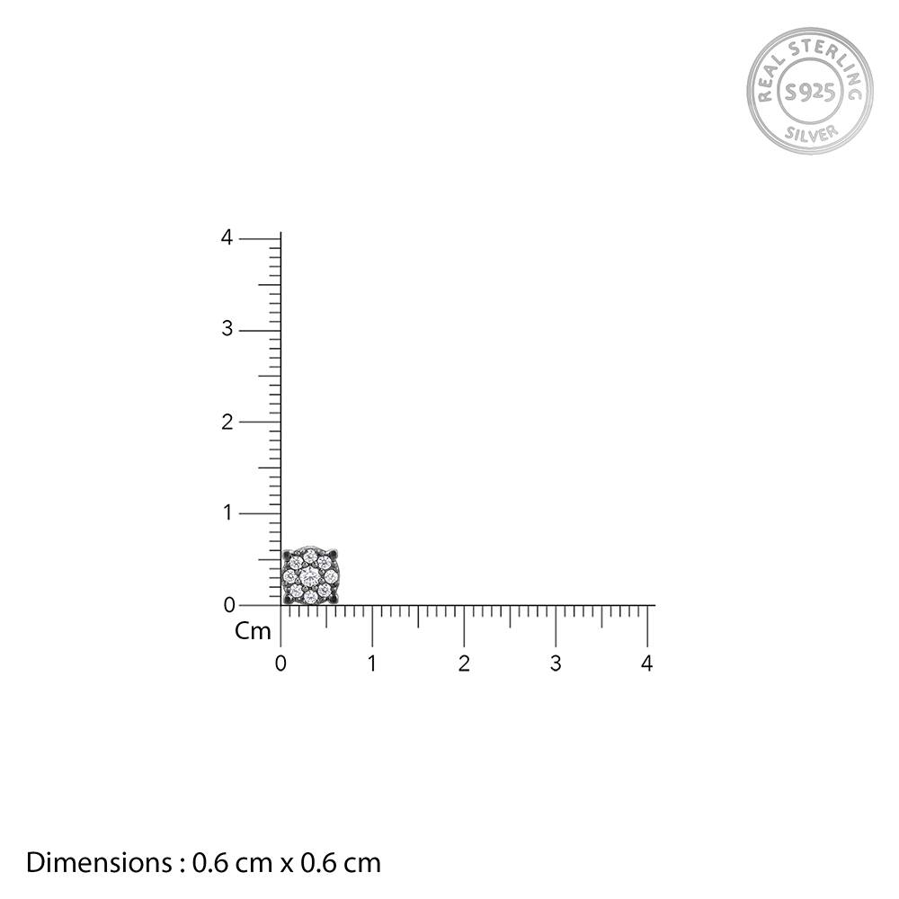 Giva 925 Black Rhodium Asani Stud For Him : MER038MER038