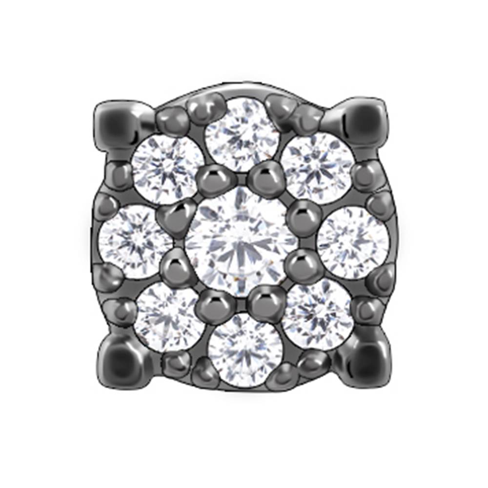 Giva 925 Black Rhodium Asani Stud For Him : MER038