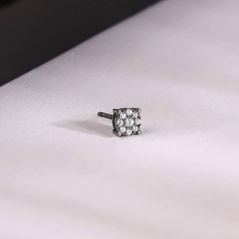 Giva 925 Black Rhodium Asani Stud For Him : MER038