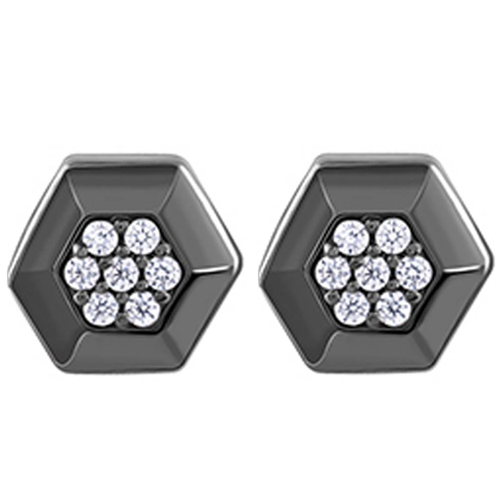 Giva 925 Black Rhodium Adam Stud For Him : MER041MER041