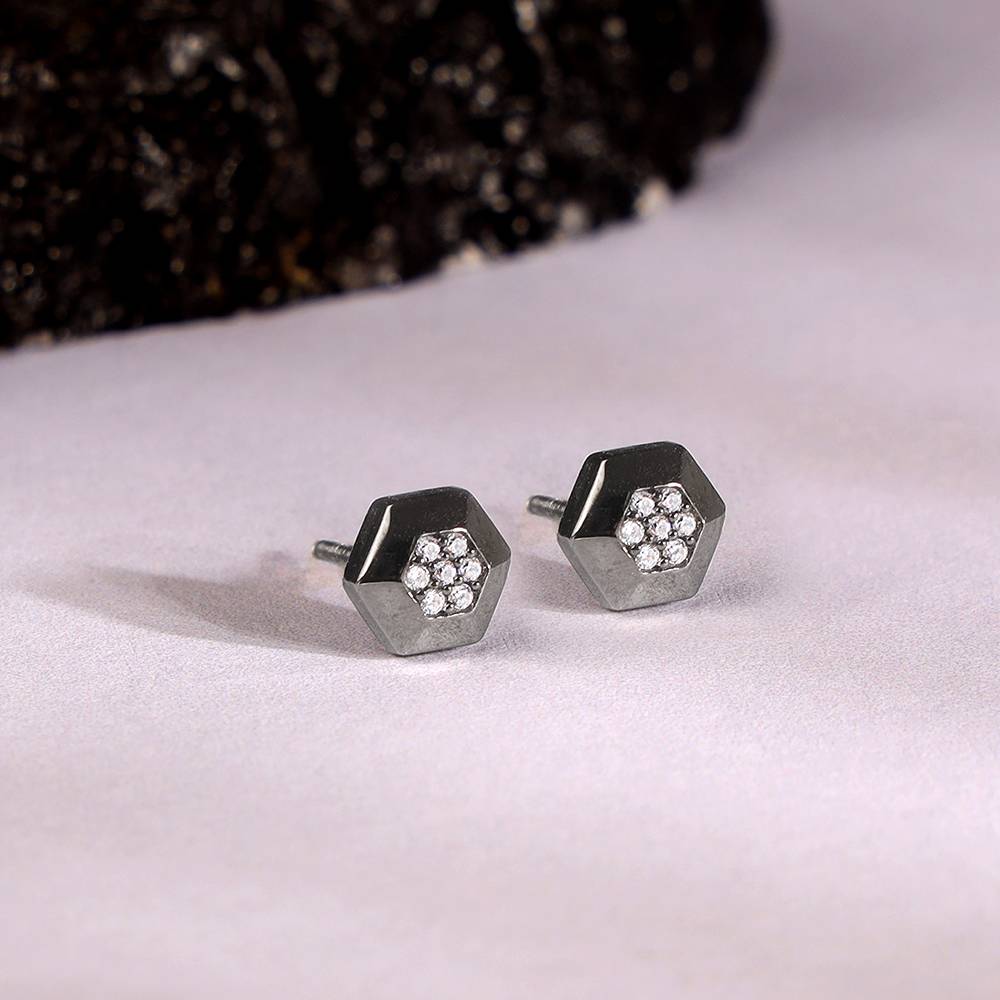Giva 925 Black Rhodium Adam Stud For Him : MER041MER041