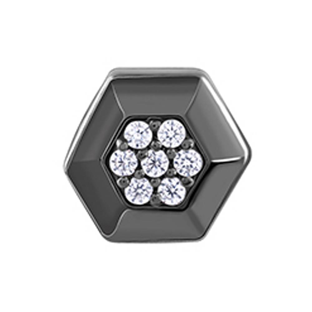 Giva 925 Black Rhodium Adam Stud For Him : MER041