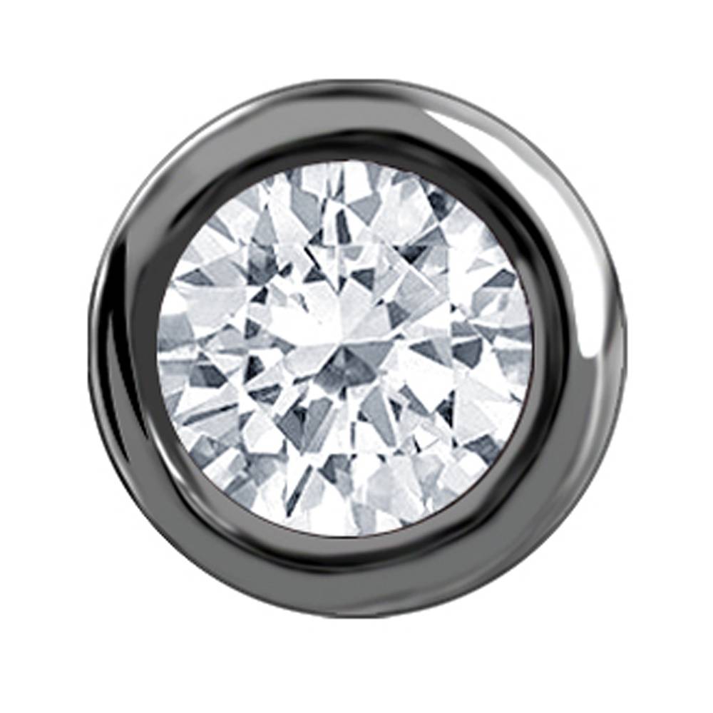 Giva 925 Black Rhodium Akuji Stud For Him : MER043