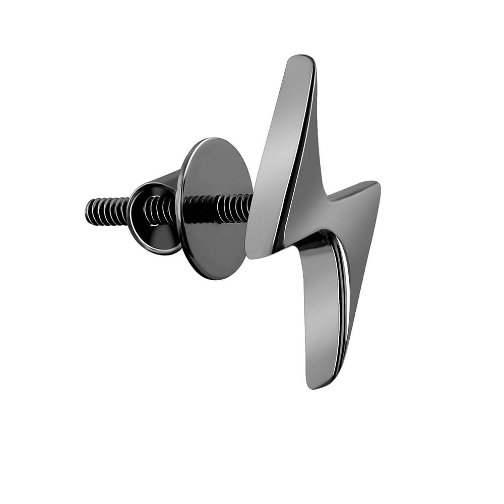 Giva 925 Black Rhodium Thor Stud For Him : MER044MER044