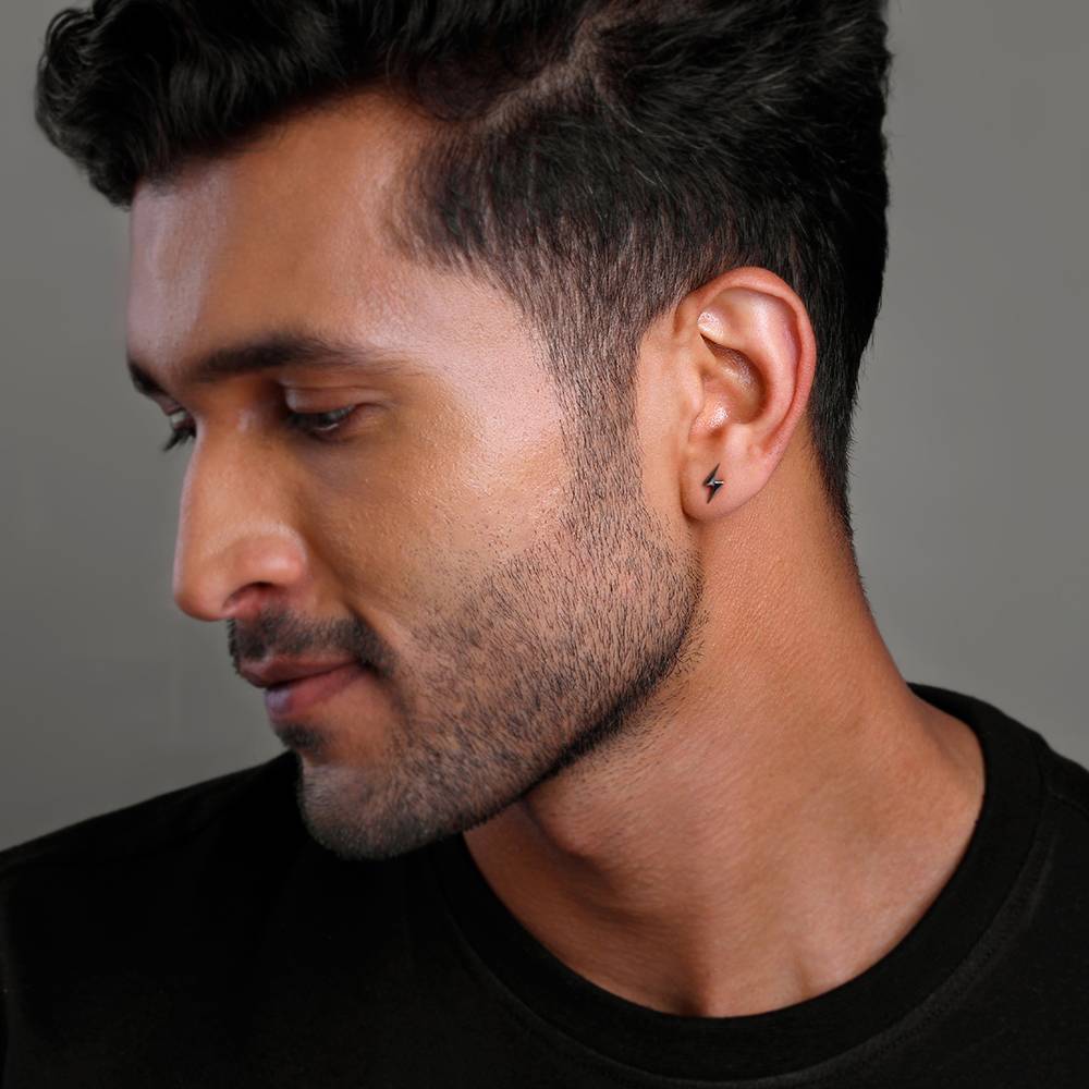 Giva 925 Black Rhodium Thor Stud For Him : MER044MER044