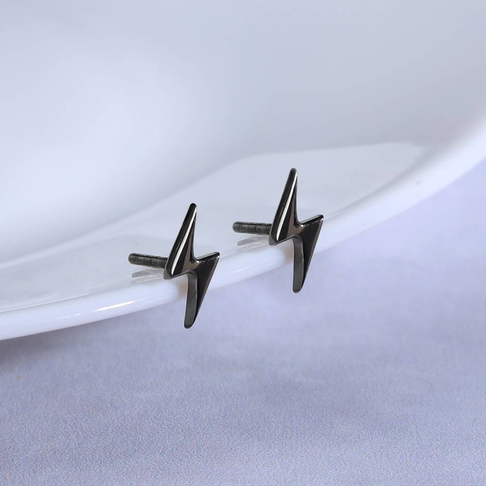 Giva 925 Black Rhodium Thor Stud For Him : MER044MER044