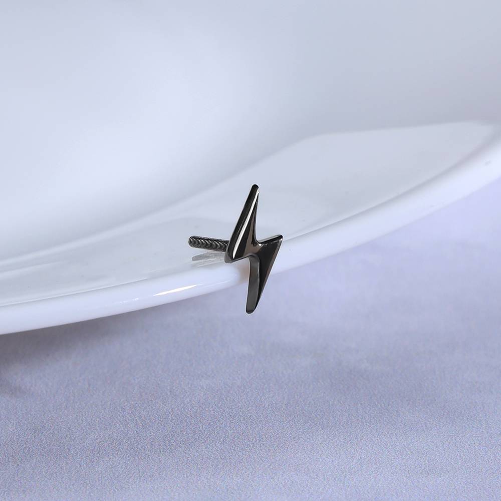 Giva 925 Black Rhodium Thor Stud For Him : MER044