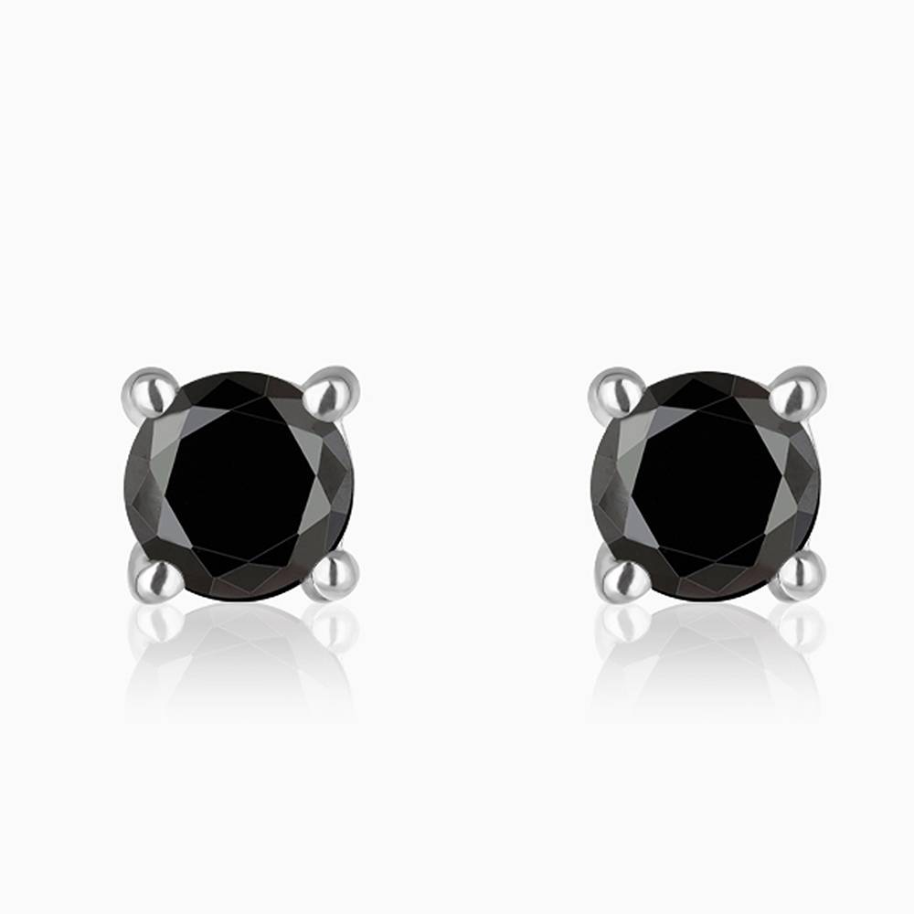 925 Silver Storm Edge Earrings For Men : MER04MER04