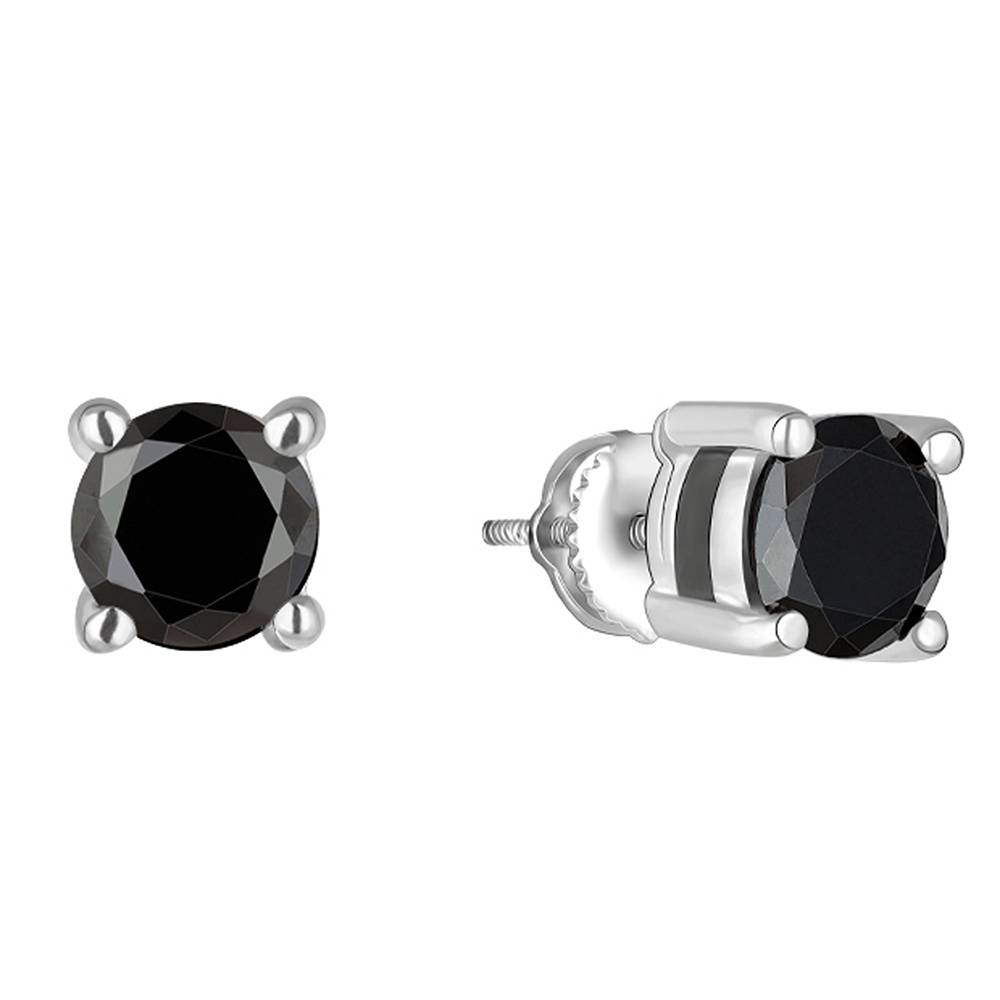 925 Silver Storm Edge Earrings For Men : MER04MER04