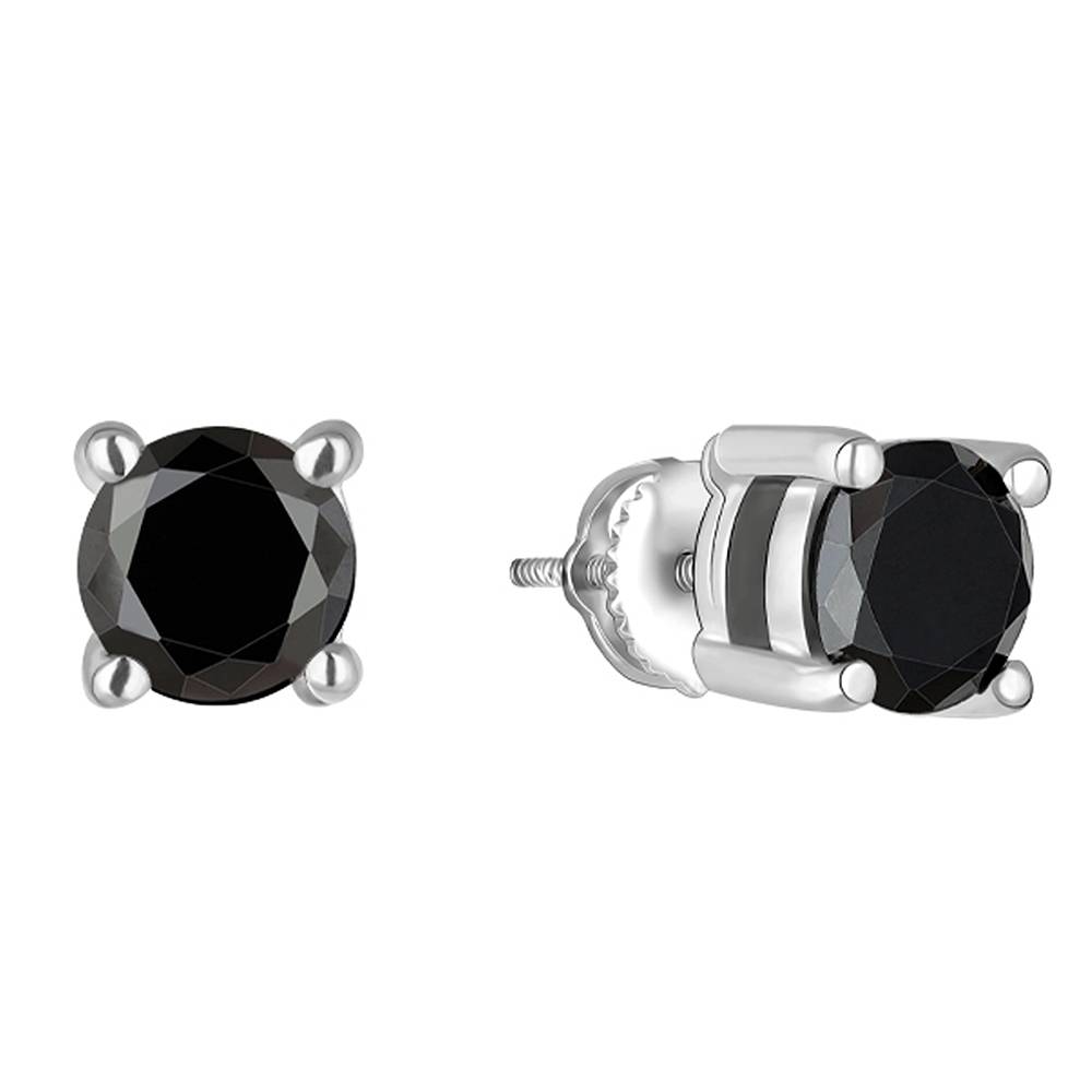 925 Silver Storm Edge Earrings For Men : MER04