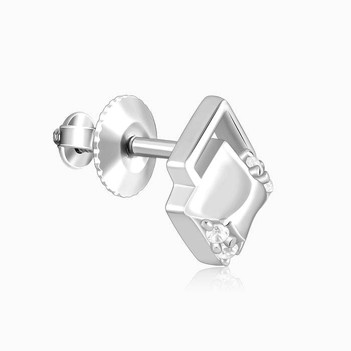 925 Silver Glint Stud For Him, Studs To Gift Men & Boys : MER058