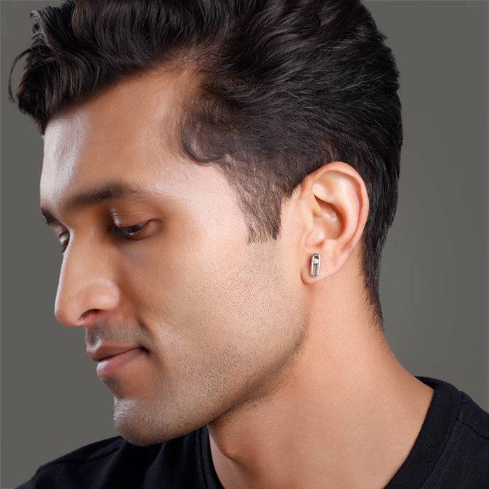 925 Silver Highness Stud For Him, Studs To Gift Men & Boys : MER062