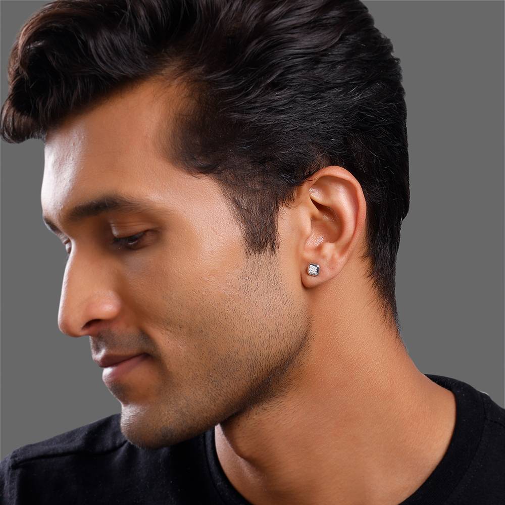 Giva 925 Silver Digital Dazzle Stud For Him : MER072