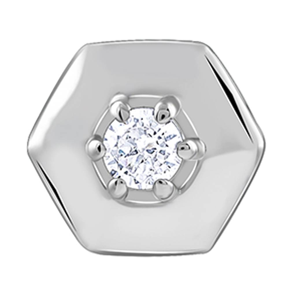 Giva 925 Silver Galaxy Edge Stud For Him : MER077