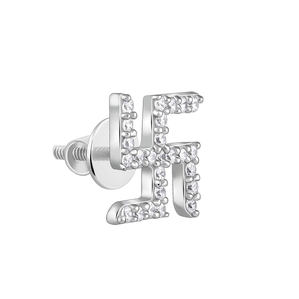 Swastik Shine Stud For Him : MER083