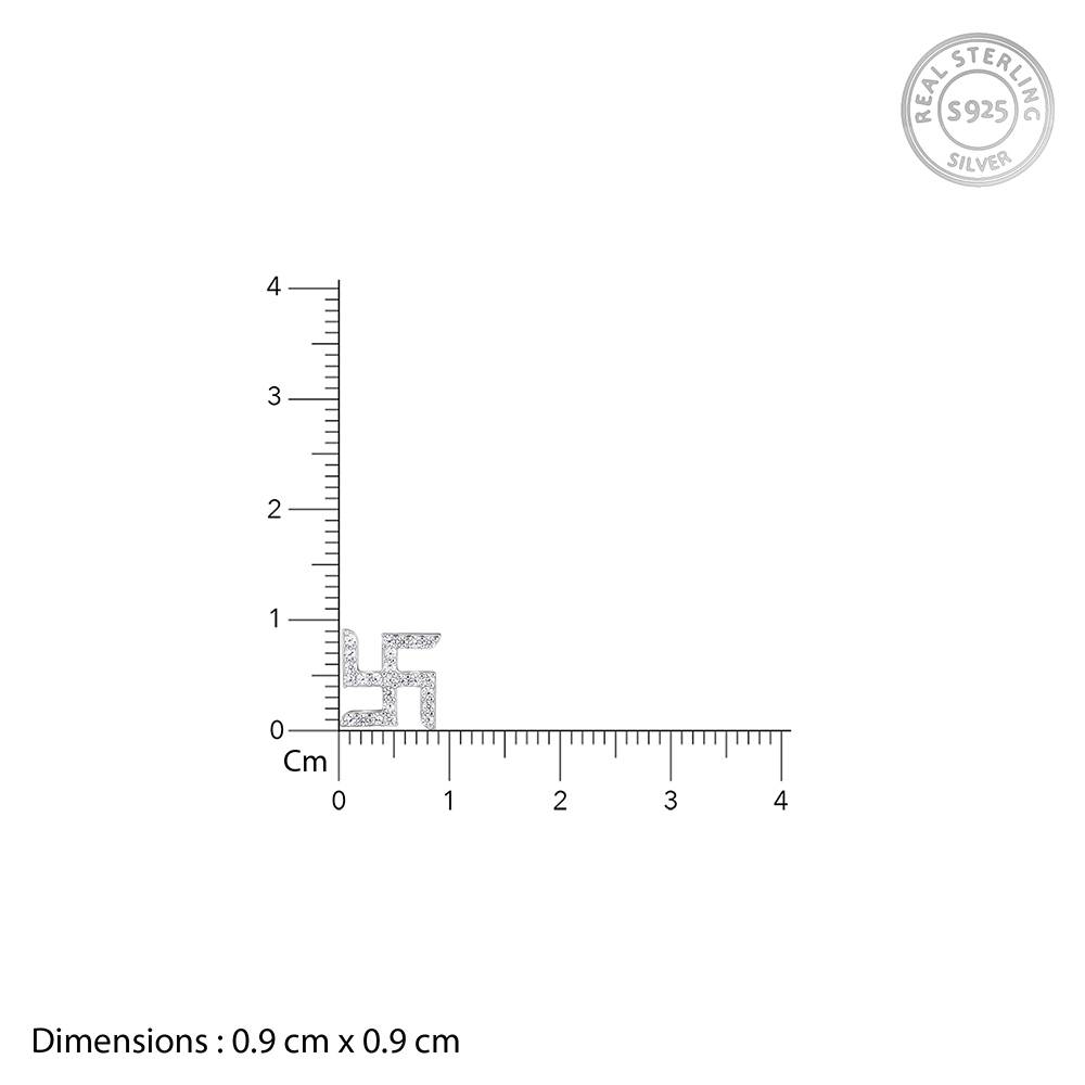 Swastik Shine Stud For Him : MER083