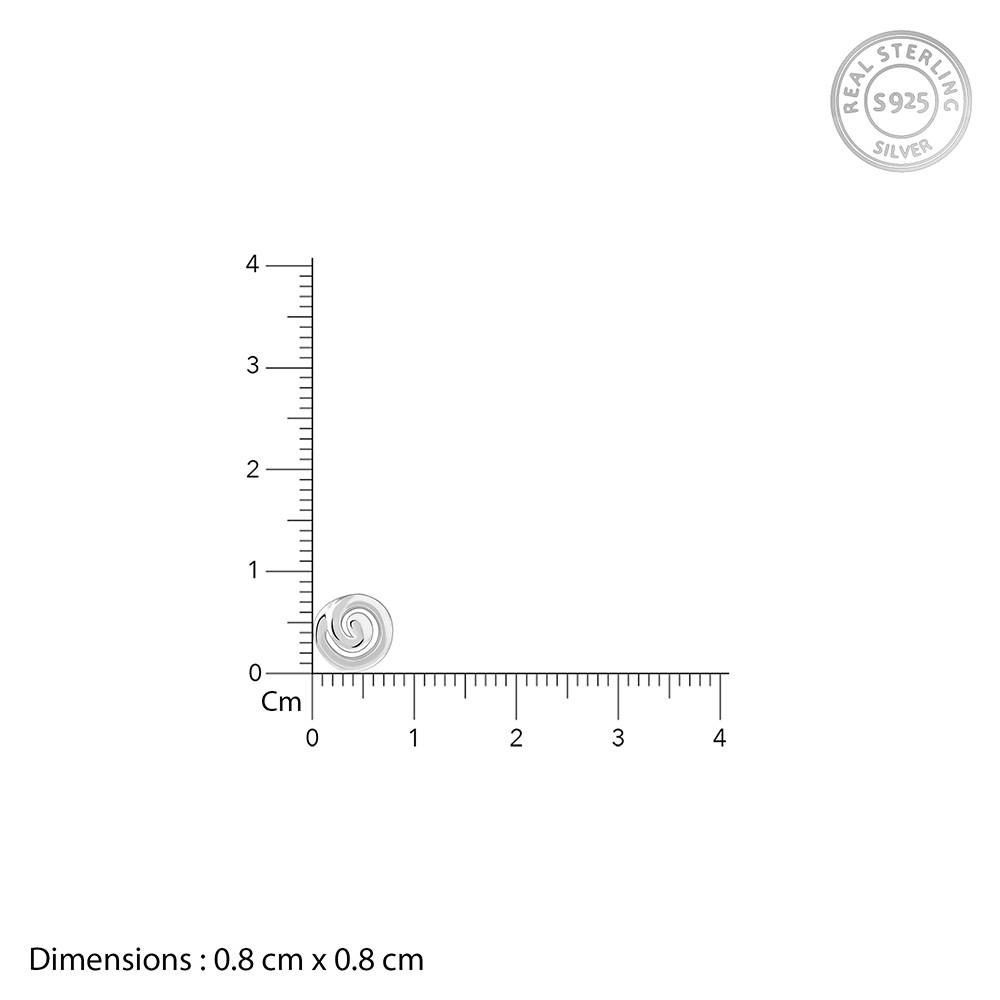 Giva 925 Silver Geoglow Stud For Him : MER088