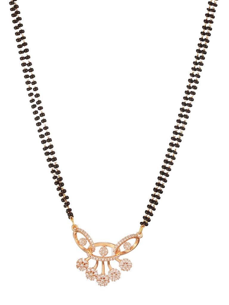 Rose Gold-Plated Mangalsutra-50042 : MGS-JS24-50042