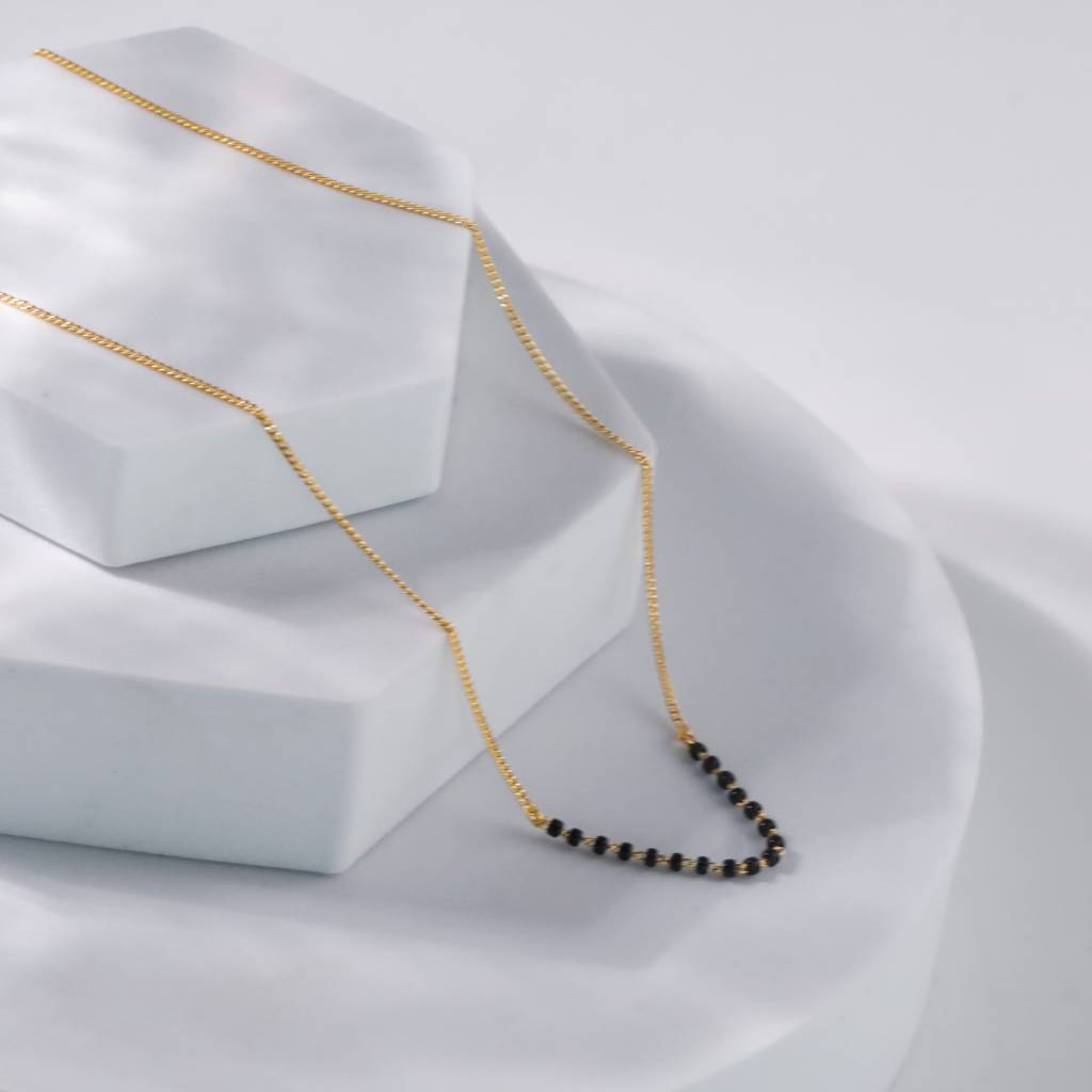 Classic Silver Chain Mangalsutra |  92.5 Silver | 22K Gold Plated : Classic_Silver_Chain_Mangalsutra_Gold_Plated_Apr25