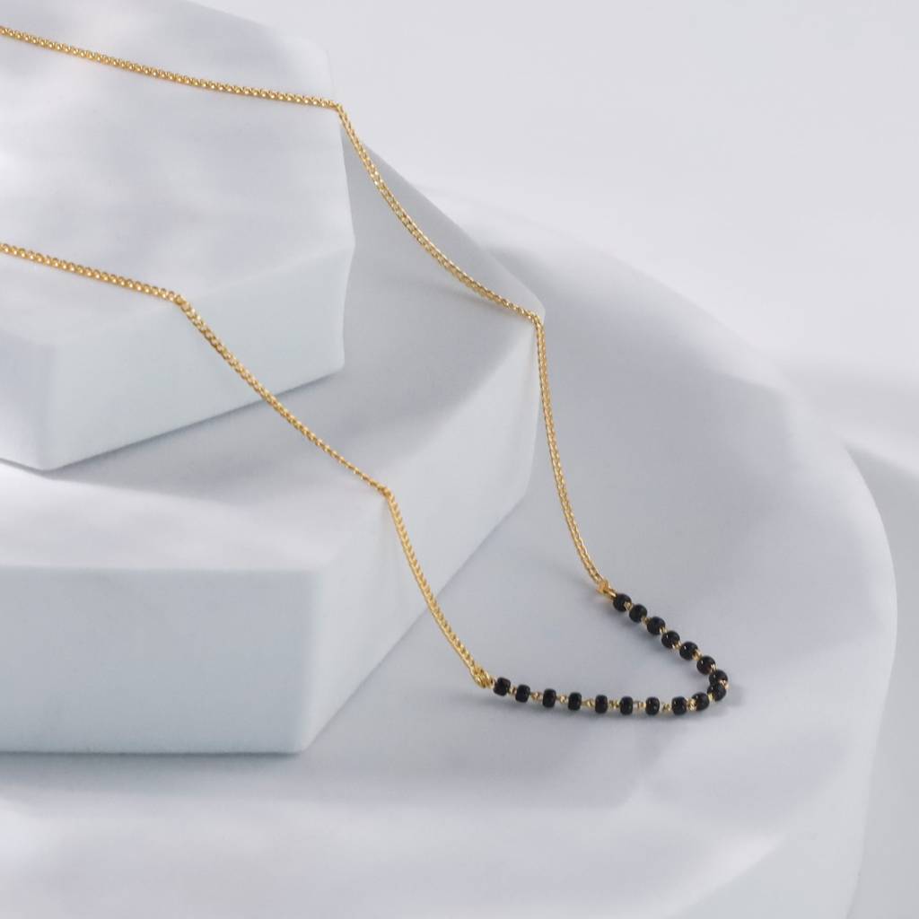 Classic Silver Chain Mangalsutra |  92.5 Silver | 22K Gold Plated : Classic_Silver_Chain_Mangalsutra_Gold_Plated_Apr25