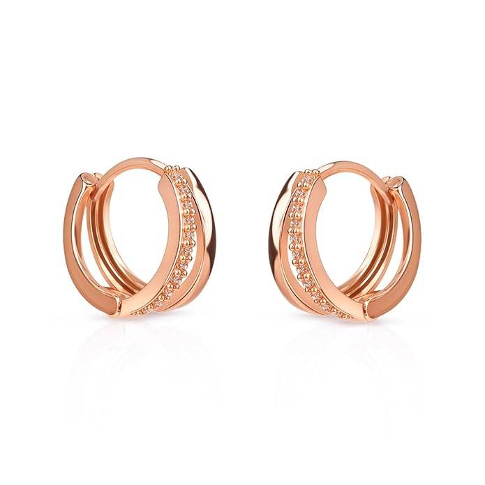 Amalfa Mira'S Huggie Hoop Earrings For Women & Girls : MITIERRG