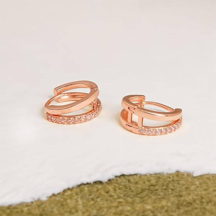 Amalfa Mira'S Huggie Hoop Earrings For Women & Girls : MITIERRG