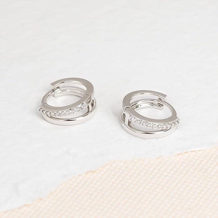 Amalfa Mira'S Huggie Hoop Earrings For Women & Girls : MITIERSL