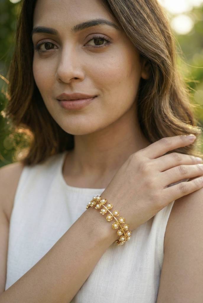 Gulistan Pearl Cuff : MJ147