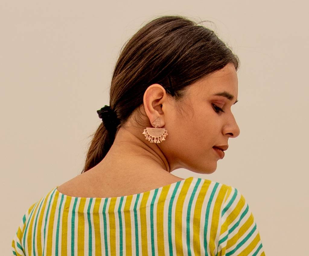 Aster Chaandbali Earrings