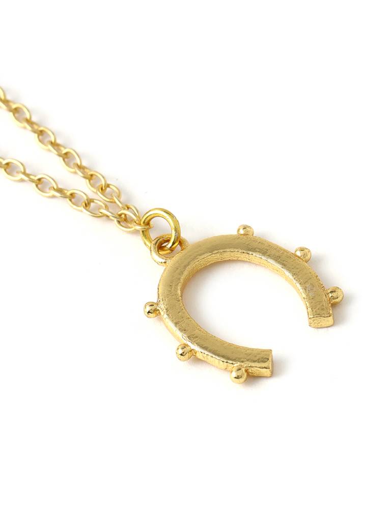 Horseshoe Watch Chain Charm