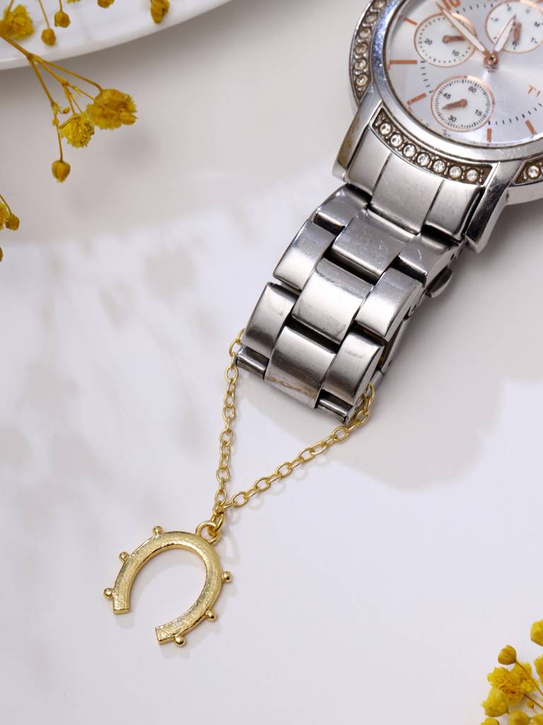 Horseshoe Watch Chain Charm