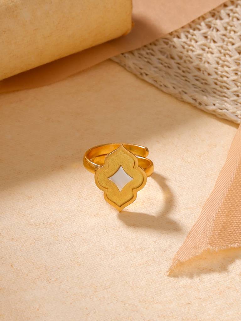 Mitali Jain Jodhpur Ring : MJ483_Golden