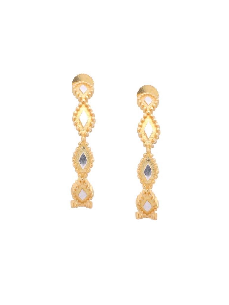 Mitali Jain Bikaner Hoops Medium : MJ486_Golden