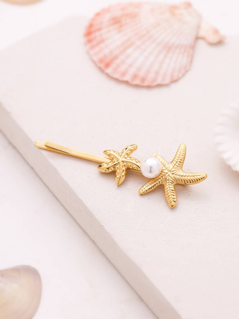 Pearl Starfish Hair Pin : MJ503