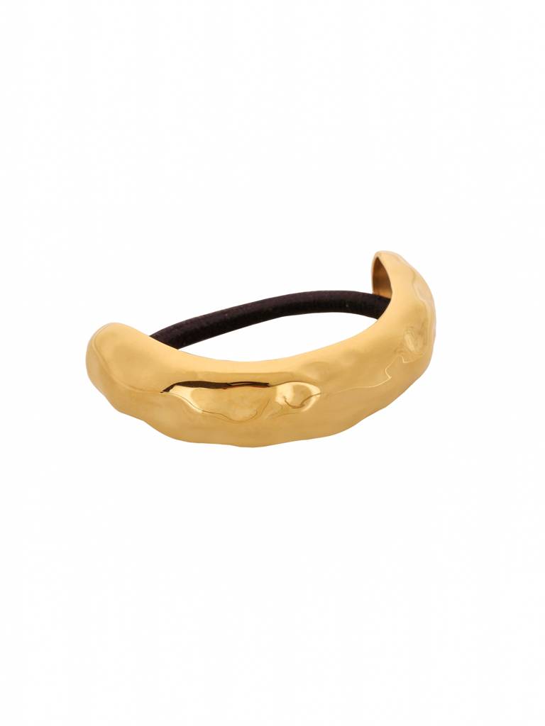 Hammered Arc Hair Cuff Tie : MJ512